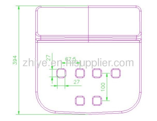 engineering machinery excavator parts large plate casting