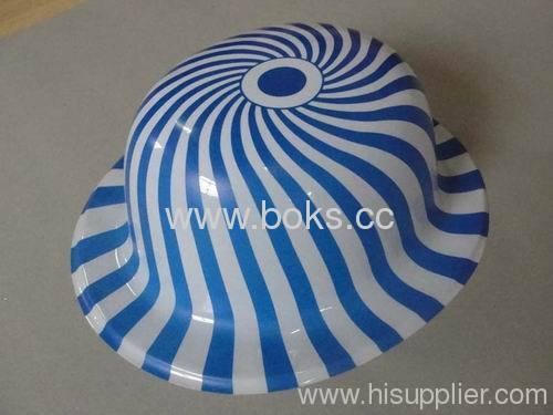 Plastic hat for good quality Smile party pvc hats