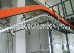 automatic conveyor spray coating line with tunnel oven