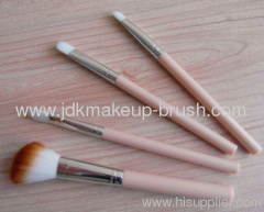 New 4PCS Pink Handle Makeup Brush set for Promotional gift