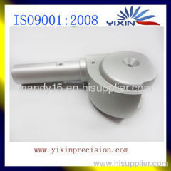 irregular customized cnc milling aluminum parts with white anodizing