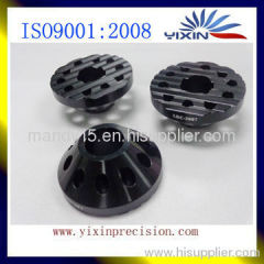 high precision cnc turning and milling black anodized aluminum auto component parts