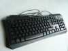 multimedia LED light game wired computer keyboard