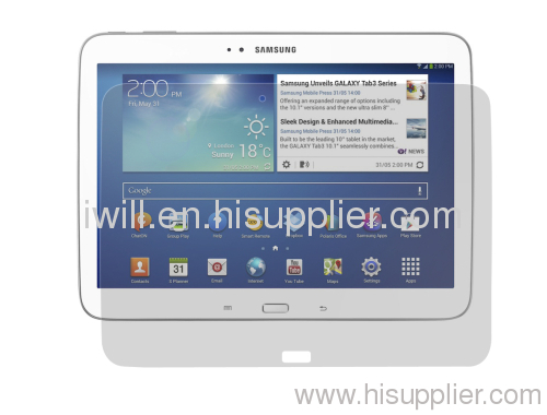 lcd screen protective film for samsung galaxy tab 3 10.1