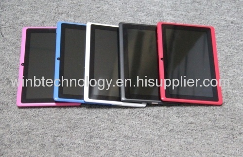 NEW 7 inch android 4.0 Capacitive Screen 512M 8GB / 4GB Camera WIFI Q88 allwinner a13 tablet pc