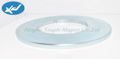 Big ring magnets for loudspeaker size is 4''x2''x1/2'' with zinc coating strong magnet