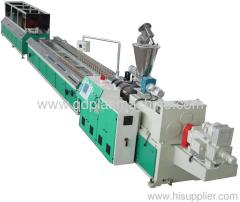 complete production line for plastic profile extrusion