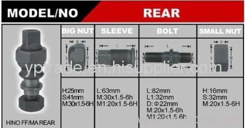 Cheapest Truck Trailer High Quality Bolts Ans Nuts