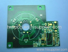6 layer HDI PCB with green solder mask, used for communication equipment