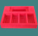 Vacuum forming plastic flocking blister trays for cosmetics