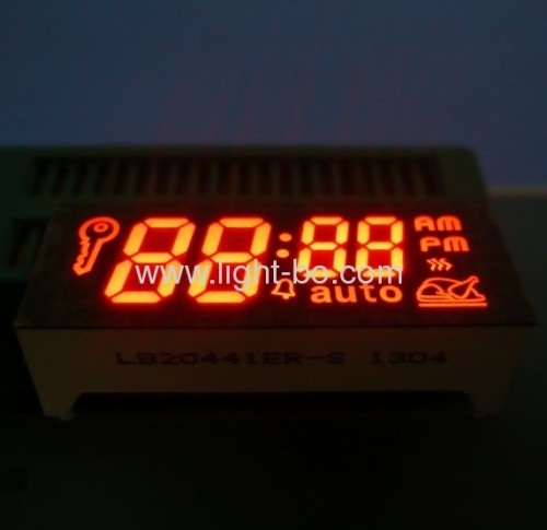 display a led a 7 segmenti color ambra ultra luminoso dal design personalizzato per timer da forno