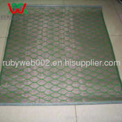 Hook strip soft screen for drilling fluid