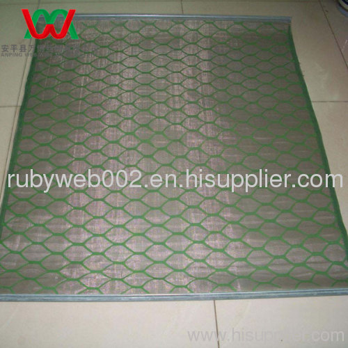 Hook strip soft screen for drilling fluid