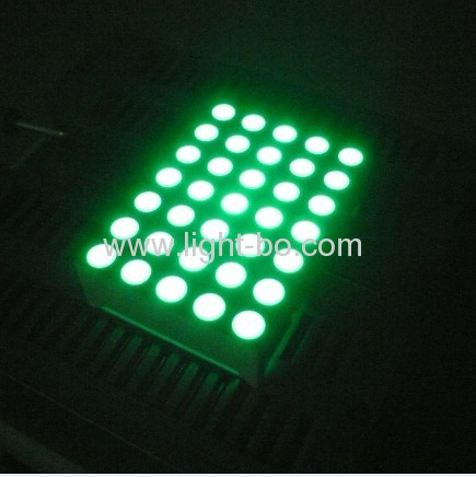 1.26 3mm 5 x 7 Blue dot matrix led display for moving signs,message boards