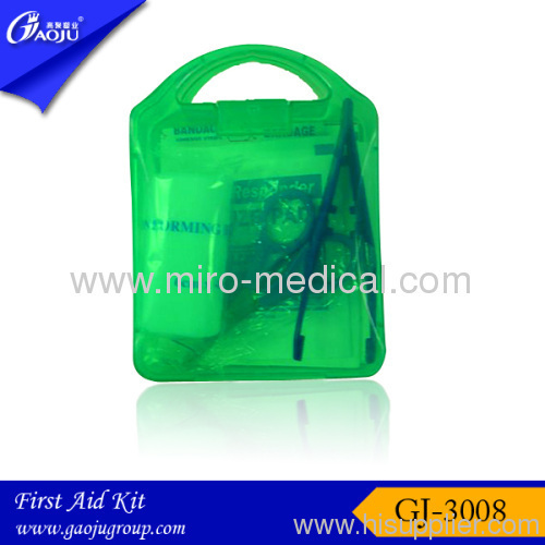 Small transparent Pvc material first aid box
