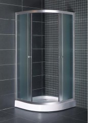 Silver Aluminum Shower Room