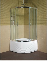 Quadrant wet shower cubicle