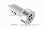 Dual USB Apple Lightning Car Charger , 5v dual USB ipad mini Car Charger