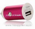 Compact pink Universal Portable USB Charger , 2A iphone 5v charger