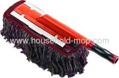 Extendible microfiber snow brush