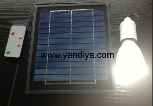 Energy Saving Solar Panel Remote Control LED Lighting