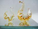 Mixed color art sculpture glass snake , Handmade Glass Animals For Wedding