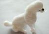 Art White Dog Animals Handmade Glass Figurines Gift Decoration