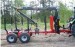 3ton log trailer with crane