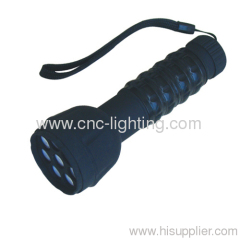 8 LEDs shockproof plastic LED torch