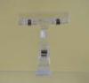 Supermarket Pop Display Clip , Plastic Sign Holder Clips To Clip 6mm Thick Board