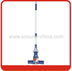 Telescopic aluminum pole PVA mop with color card