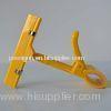 Supermarket Thumb Shape Clips , Price Tag Holder Clip With Universal Joint