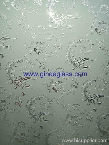 deep acid etched glass/infatuated butterfly