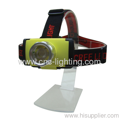 high power 3 x AAA shockproof LED headlight