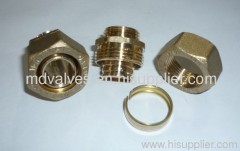 brass straigh couplings, fttings