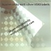 Silver Checker Board warranty void if tampered vinyl stickers