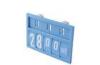 Blue Supermarket Display Price Sign Board With Changable Figures 120*78mm