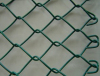 PVC and galvanized chain link fence