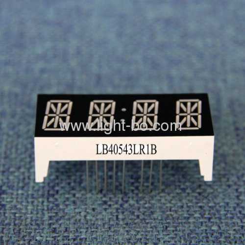 Custom 14.2mm (0.56 ) Triple Digit 14 Segment Alphanumeric LED Display For Instrument Panels