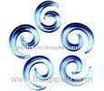 Spiral Glass body Piercing Jewelry 8 Gauge plug ear piercings