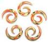 Glass Spiral Piercing Jewelry