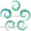 Spiral Lampwork Glass Body Piercing Jewelry For Belly Tongue Navel