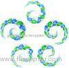 Spiral Lampwork Glass Body Piercing Jewelry For Belly Tongue Navel