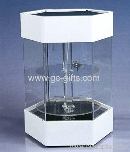 Lockable & Rotating display case