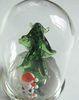 Christmas Ball With Tree Santa Claus , Handmade Glass Christmas Ornaments