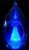 Handmade glass angel ornaments for christmas with LED light , Home Decoration
