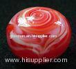 Art Handcrafted Glass Bead red round jewellery for young ladies gift