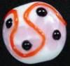 Fashion Handcrafted Glass Beads jewelry Orange Brown 12MM For Gifts