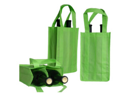 4 Bottles non woven wine bag for promotion WB1003