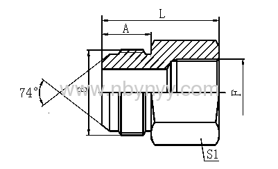 JIC MALE 74° CONE/BSP FEMALE HYDRAULIC ADAPTERS PIPE FITTINGS COUPLING CONNECTER